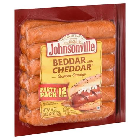 Johnsonville Smoked Sausage Beddar With Cheddar Party Pack Publix
