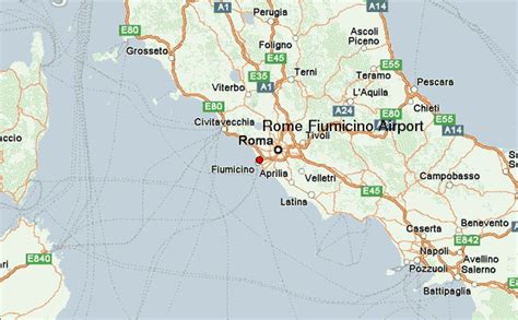 Airports In Rome Italy Map