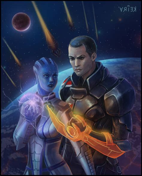 Shepard And Liara By Crystalanna On Deviantart