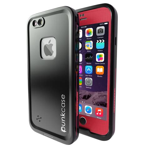 Iphone 66s Plus Waterproof Case Punkcase Spikestar Red Apple Iphone