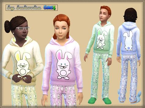 The Sims Resource Rabbit Sleepwear