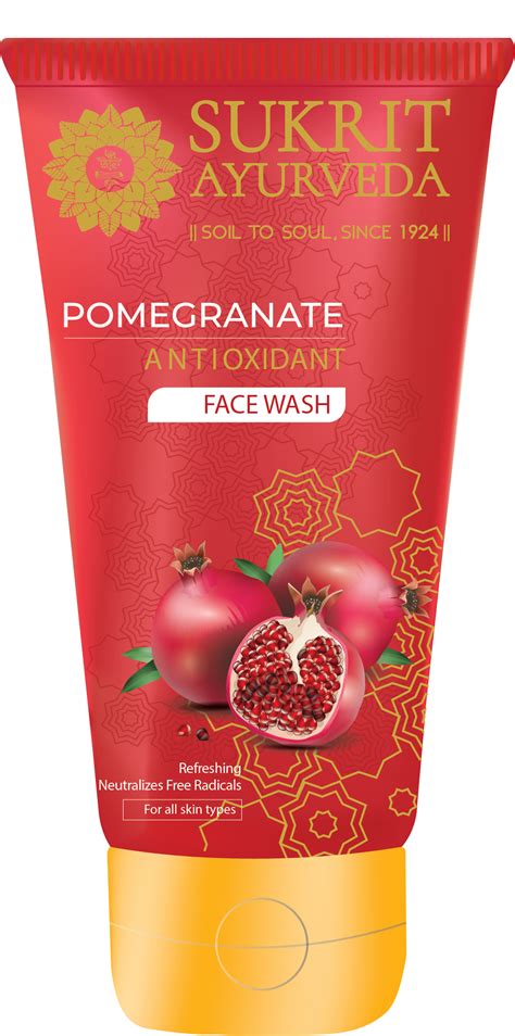 Anti Oxidant Pomegranate Face Wash In Paraben Free Products