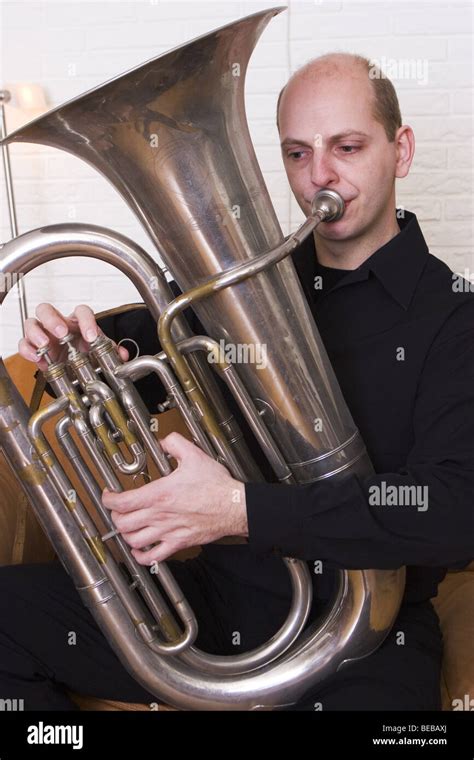 Man Playing Tuba Hi Res Stock Photography And Images Alamy