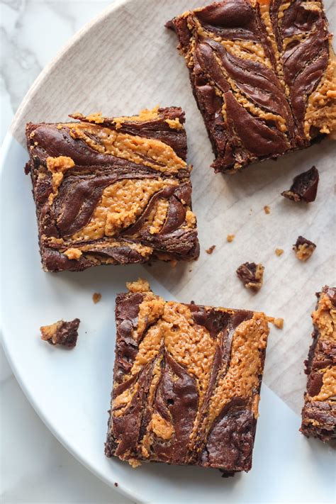 Peanut Butter Brownies Baker Jos Easy Chewy Peanut Butter Brownies