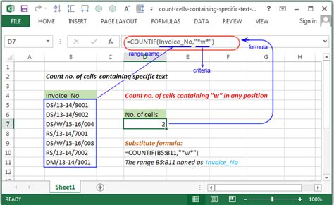 Excel Formula Count Where Value Equals