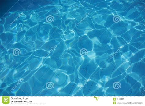Swimming Pool Water Abstract Background With Seamless Loop Stock Image