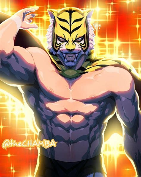 Tiger Mask W By Thechamba Tiger Mask Furry Art Wrestling