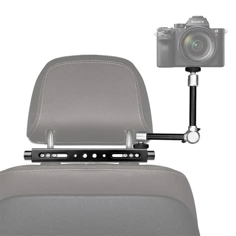 In Magic Arm Heavy Duty Car Headrest DSLR Action Camer Smartphone Holder Mount Expansion Kit