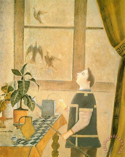 Balthasar Klossowski De Rola Balthus The Child With Pigeons Painting