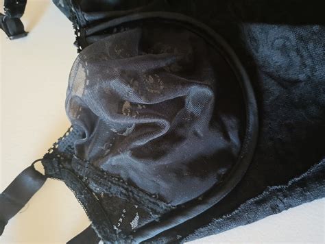 vtg silky stretch spandex french lace ob bra panties girdle shaper nip tuck l 42 ebay