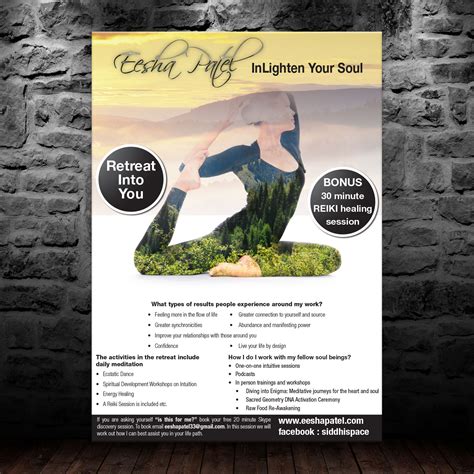 Elegant Playful Health And Wellness Flyer Design For A Company By