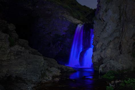 Neon Luminance ‹ From The Lenz Waterfall California Waterfalls Long