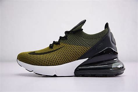 Colorways like white/metallic blue and white/natural grey were among the. Authentic Nike Air Max 270 Olive Green Black White AH8050 ...