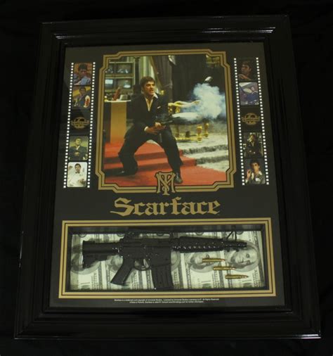 Scarface Custom Framed 28x34 Display Piece Pristine Auction