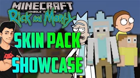 Rick And Morty Minecraft Console Edition Skin Pack Showcase Youtube