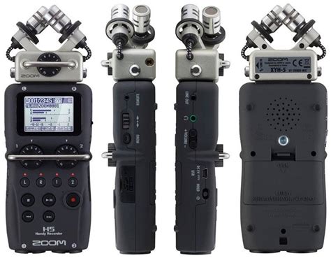Zoom H5 Digital Handy Sound Recorder With Interchangeable Microphone System