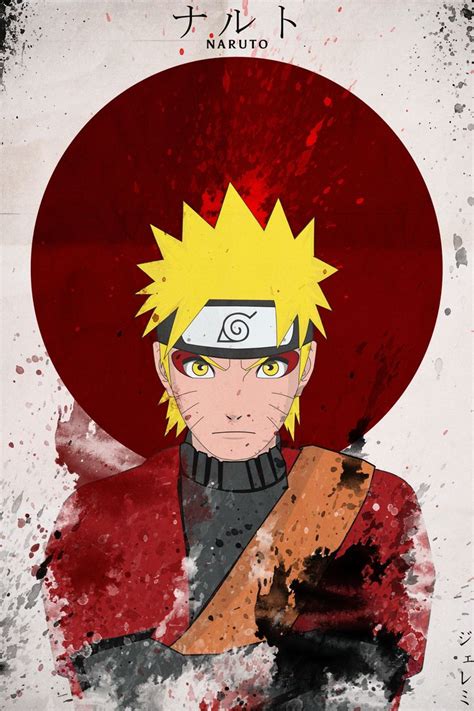 Narutoposter Best Poster Anime Poster Naruto Uzumaki Hokage