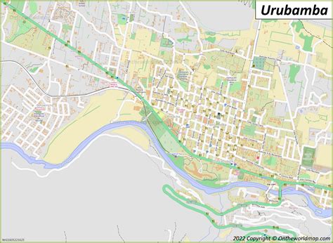 Mapa De Urubamba Perú Mapas Detallados De Urubamba Ciudadurupampa