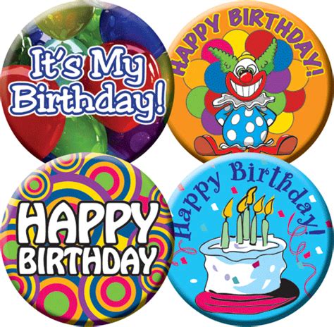 Birthday Button Kit Happy Birthday Buttons Badge A Minit