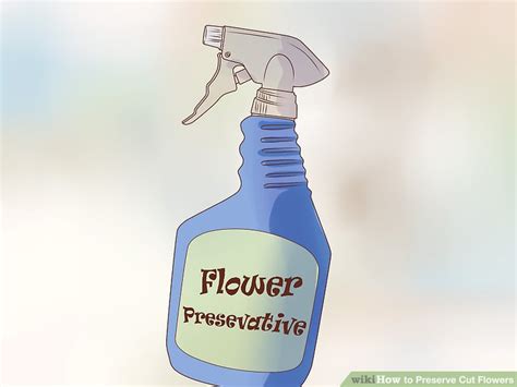 Yes, your flowers can be preserved!!!choose. 3 Ways to Preserve Cut Flowers - wikiHow