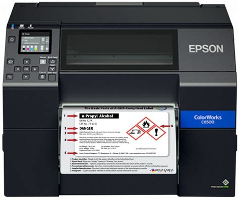 Epson C6500 Label Printer Ruxo Label Solutions
