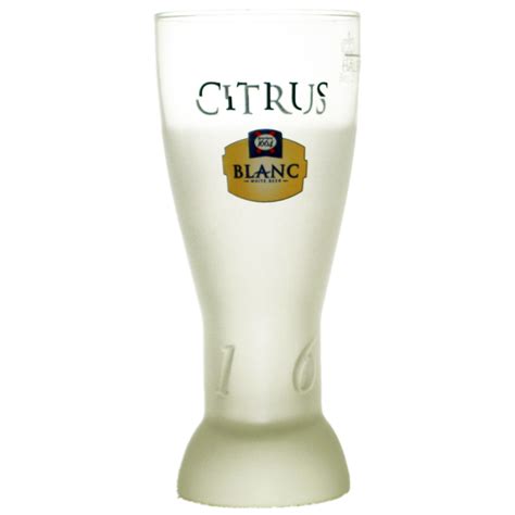 kronenbourg blanc citrus beer half 1 2 pint pub glass frosted effect government stamped