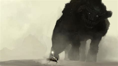 Free Download Shadow Of The Colossus Artwork Monster Hd Wallpaper