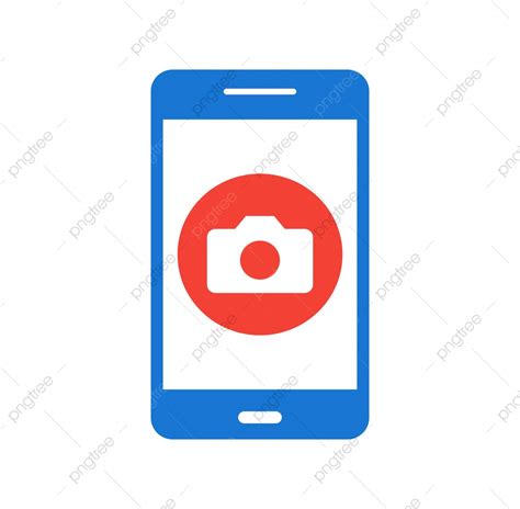 Camera Mobile Application Icon In Trendy Style Isolated Backgrou