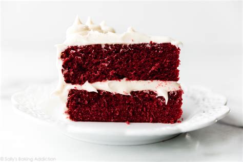 I never really thought too much about it, except that it was a special occasion cake. Red Velvet Cake with Cream Cheese Frosting | Sally's ...