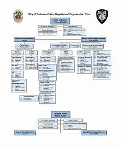 Police Organizational Chart Template