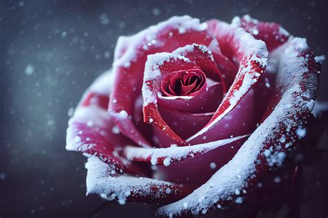 ArtStation - Frozen Flowers