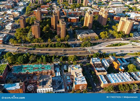 Aerial View Of The Bronx Nyc Stock Photo Image Of High Cityscape