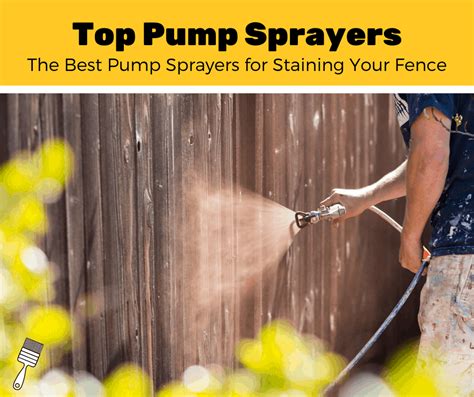 Use a narrow/fine tip, and keep the pressure low. Top 4 Best Pump Sprayers for Staining Fences (2020 Review ...