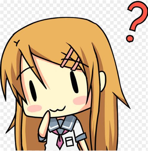 Confused Anime Gif Transparent Anime Girls With Transparent Backgrounds