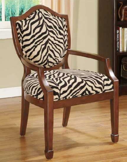Zebra print handpainted french provincial night stand | etsy. Black and White Dining Room Decorating with Zebra Prints ...