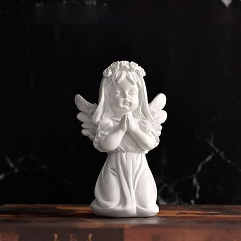 Xinqinghao Praying Cherub Adorable Cherubs Angels Statues Figurine