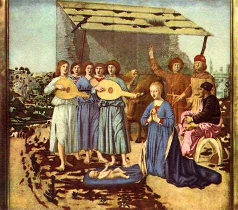 La Natività Piero Della Francesca Nativity Painting Sacred Art
