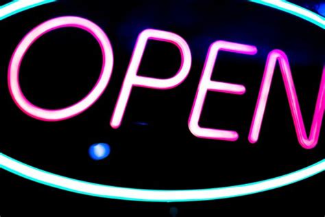 Open Neon Sign Stock Photo By ©ldambies 11789192
