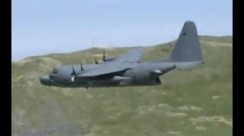 Mc 130 And C 130j Low Level Mach Loop Wales Youtube