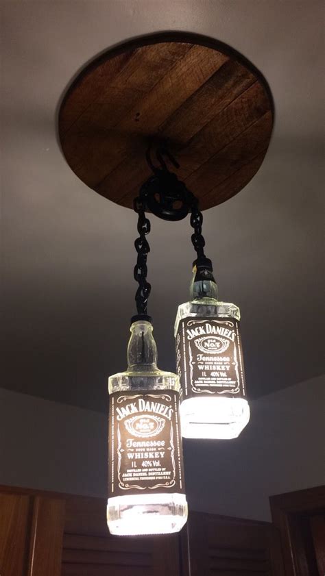 Jack Daniels Bottle Lamp Luminária Garrafa Jack Daniels Jack Daniels