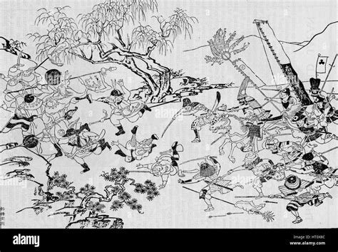 A Japanese Artists Picture Of Japans Invasion Of Korea In 1592 1907