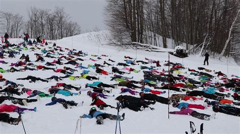 Guiness World Record Snow Angels Youtube