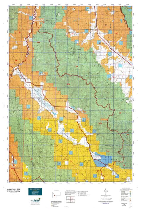 Idaho Gmu 37a Map Mytopo