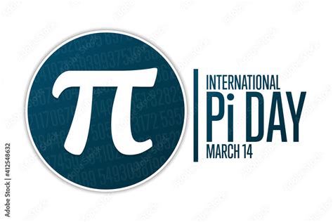 Happy National Pi Day March 14 Holiday Concept Template For Background Banner Card Poster