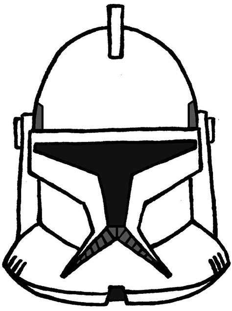 How To Draw A Clone Trooper Helmet