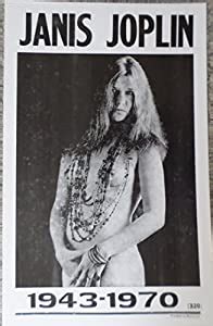 Amazon Janis Joplin Pearl With Beads And 1943 1970 Poster Prints