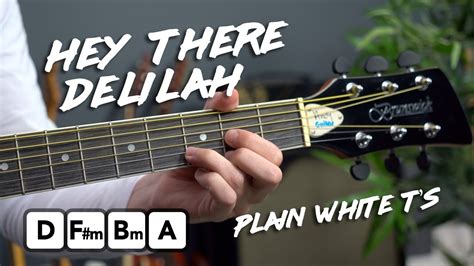 How To Play Hey There Delilah Fingerstyle Guitar Lesson Plain White