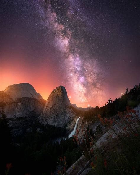 Yosemite National Park Astrophotography Milky Way Cool Landscapes
