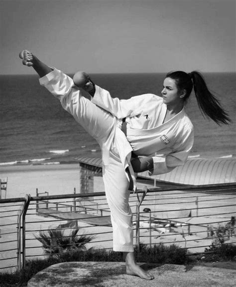 martial arts girl martial arts women female martial artists karate girl poses yoko photo