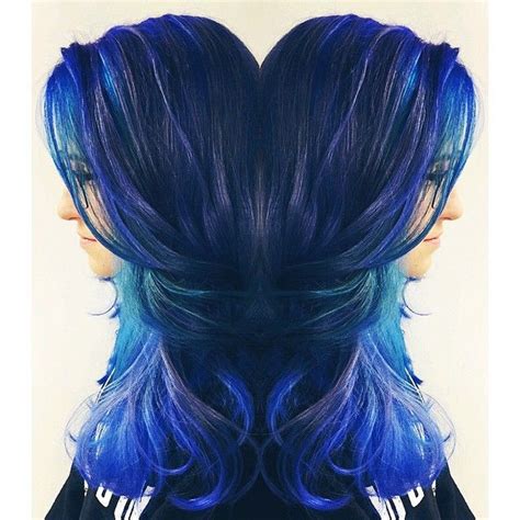 Neon Multi Dimensional Blue Hair Hair Colors Ideas Wild Hair Color